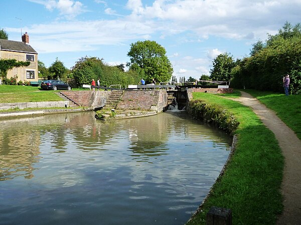 Hillmorton middle locks in 2017.