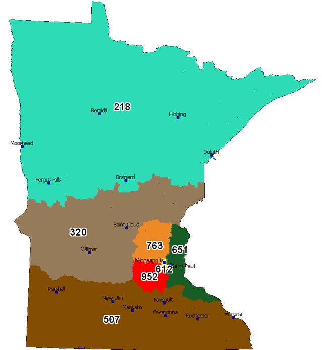 country area codes