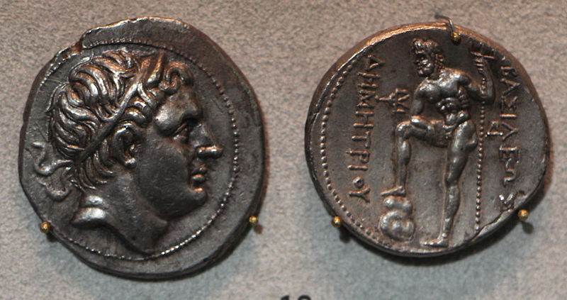 File:Macedonia, dinastia degli antigonidi, tetradracma di demetrios poliorketes, da amphipolis, 291-289 ac ca.JPG