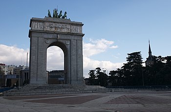 Arco de la Victoria de Madrid.
