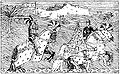 «Kong Sigurd og Kong Baldvine rir frå Jorsalaborg til elva Jordan.» (Gerhard Munthe)