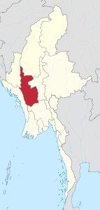 Magway Region - Beliggenhet