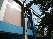A view of the facade of the COP Main Campus. Manilajf7806 37.JPG