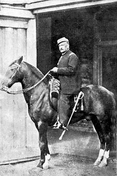Manuel Baquedano on horseback (1891)