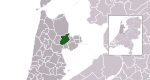 Mapa umístění Medemblik