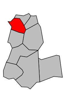 Kanton na mapě arrondissementu L'Haÿ-les-Roses