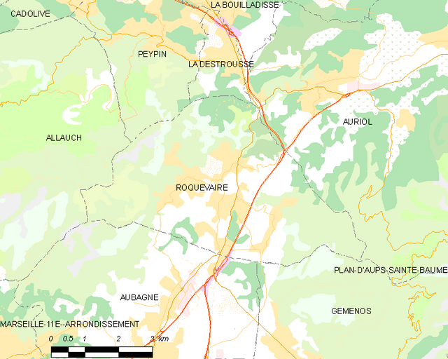 Roquevaire - Localizazion
