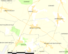 Poziția localității Neuilly-l'Hôpital