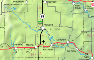 <span class="mw-page-title-main">Oak Valley, Kansas</span> Unincorporated community in Elk County, Kansas, United States