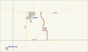 Map of Indiana State Road 117.svg