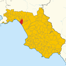 Localisation de Pontecagnano Faiano