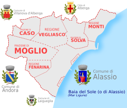 Alassio – Mappa