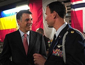 Маркос Куналакис (слева) в июле 2012 года в Будапеште (Венгрия)