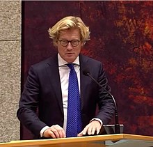 Martin Wörsdörfer in the Dutch parliament.