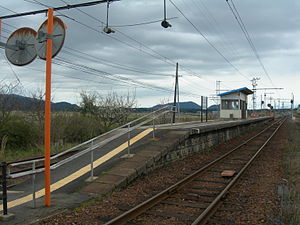 车站站台（2009年3月）