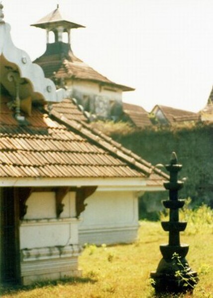 Mattancherry Palace-temple, built by the Portuguese as a gift to Raja Veera Kerala Varma I