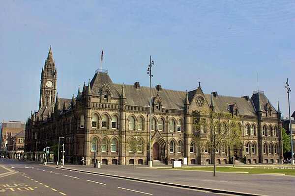 Middlesbrough Town Hall (pictured in 2011) was the venue for the matches in the top half of the main draw.