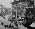 Largo San Babila e corso Venezia nel 1890