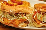 Thumbnail for File:Mmm... fish sammich with slaw and tartar sauce (6062890617).jpg