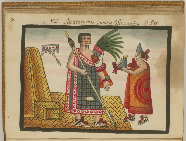 File:Moctezuma I, the Fifth Aztec King.png