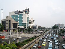 Modern Minangkabau Indonesian Architecture, Matraman, Jakarta.JPG