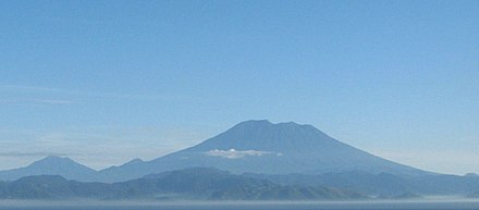 Mount Agung dominates the landscape of East Bali