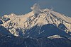 二ッ森山から望む御嶽山（2017年3月11日撮影）