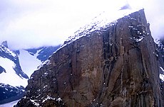 View of Mount Thor summit in 1997