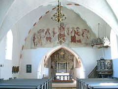 Nørre Alslev kirke - Innenraum 1.jpg