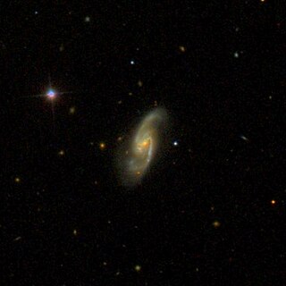 NGC 5001 Barred Spiral galaxy in the constellation Ursa Major