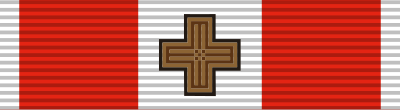 Thumbnail for File:NLD Medal of Merit of the Netherlands Red Cross - bronze bar.svg