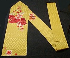 The Nagoya obi, the most popular type for kimono throughout Japan