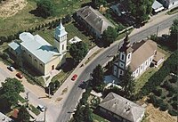 Aerial view of Kállósemjén