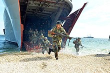 Ukrainian marine infantry assault landing training, 2015 Navy. Ukrainian marines (26346156383) (2).jpg