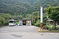 群馬県上野村の日本中央バス折り返し場