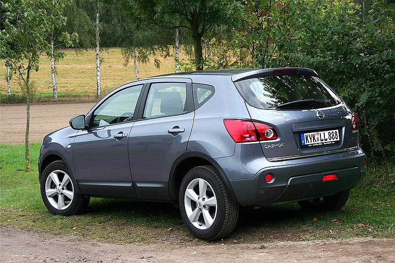 File:Nissan Qashqai, Bj. 2008 - Heck (2008-09-21 ret).jpg