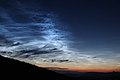   Noctilucent clouds over Slovakia