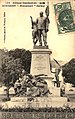 Postkarte mit dem Monument à Noël Ballay von 1908, Conakry, Guinea.