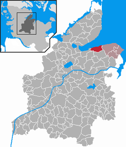 Läget för kommunen Noer i Kreis Rendsburg-Eckernförde