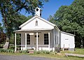 Schoolhouse in Oregon City, April 2023.