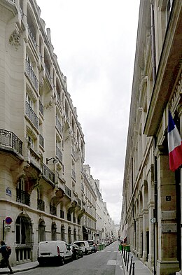 A Rue de Montpensier cikk illusztráló képe