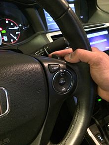 Paddle shifter on a car. Paddle Shifter Honda Accord 2013.JPG