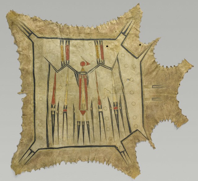 Painting of a thunderbird from the Great Lakes region, likely pre-1800