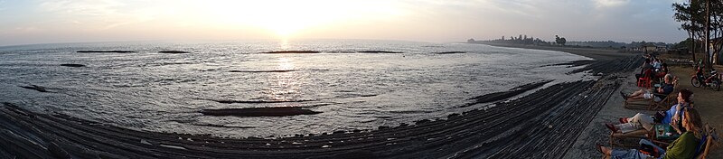 File:Panorama of Sunset over Bay of Bengal - View Point - Sittwe - Rakhaing (Arakan) State - Myanmar (Burma) (12231989874).jpg