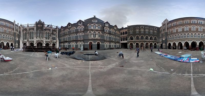 File:Panorama of st xaviers college.jpg