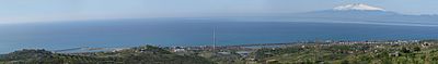 Panoramablick auf Saline Joniche - Provinz Reggio Calabria, Italien - 20. März 2016.jpg