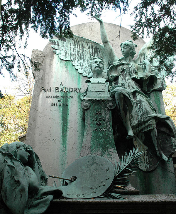 Monument to Paul Baudry, Père Lachaise Cemetery, Paris