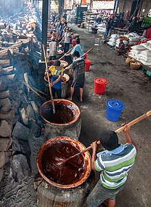 Traditional Betawi dodol making in Tangerang near Jakarta Pembuatan Dodol Betawi.jpg