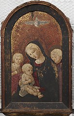 Madonna and Child, Saint John, and Angel