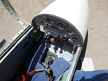 Pilot's controls and instruments in a typical 1-26 Pilot's Controls Instruments in a Schweizer SGS 1-26.JPG